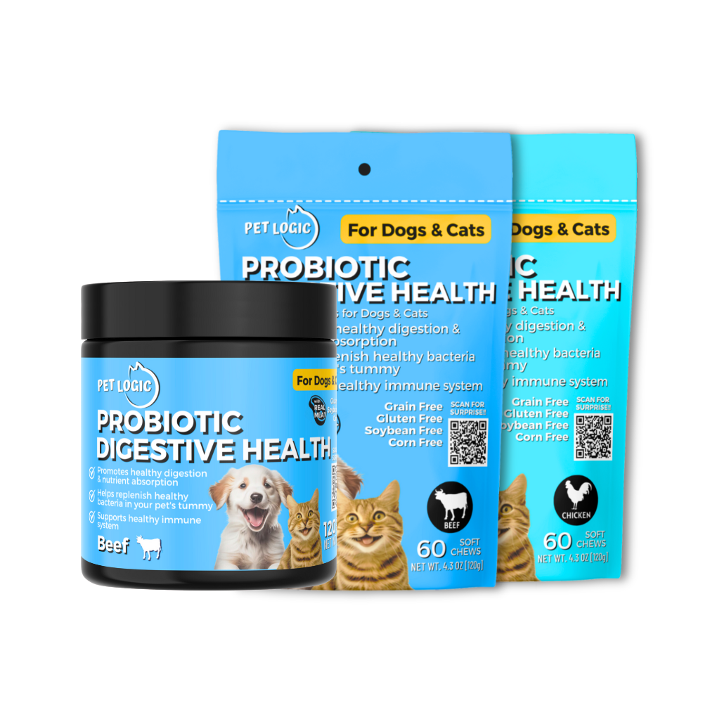 Member's Mark 5x Probiotic Digestive Care Supplement - 2/42ct. Bottles Probiotic Digestive Health – Pet Logic