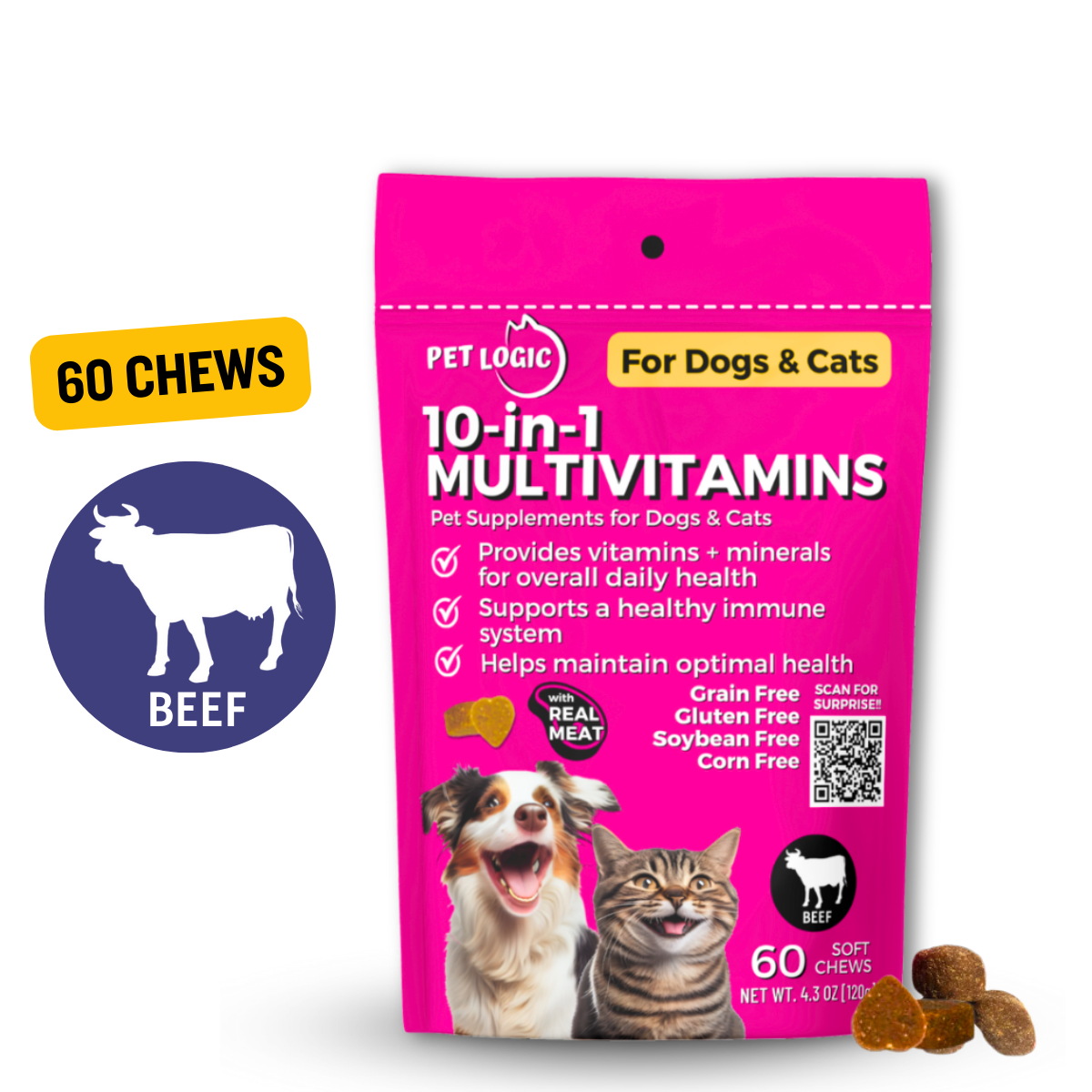 Canine multivitamin clearance