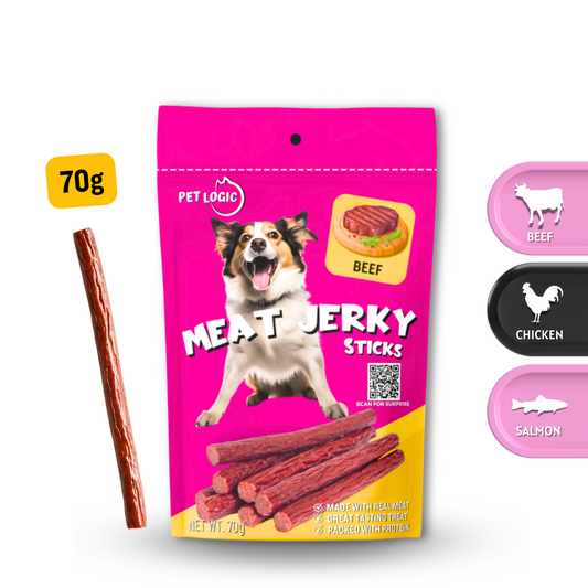 Pet Logic Meat Jerky Sticks 70g (Doypack) Dog Treats