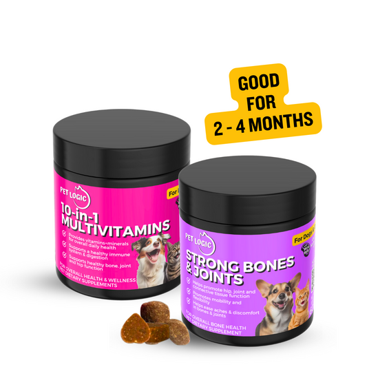 Pet Logic 10-in-1 Multivitamin + Strong Bones & Joint Pet Supplements