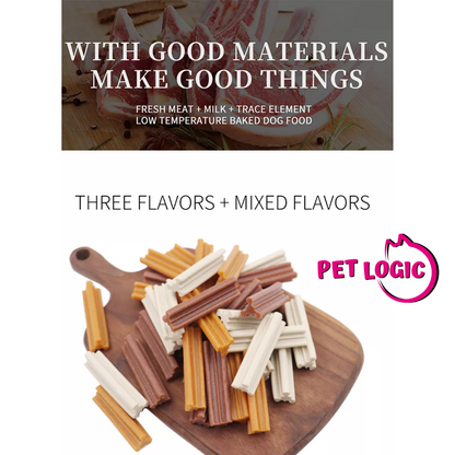 Pet Logic Dental Molar Sticks 265g CHICKEN (Jar) Dog Treats