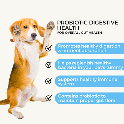 Pet Logic Probiotic Digestive Health + Pet Logic Skin & Coat Health Supplements